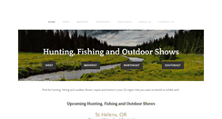Desktop Screenshot of huntingfishingandoutdoorshows.com